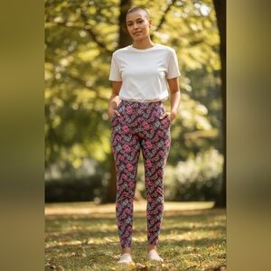 One Size Polyester Butterfly Pattern Spandex Leggings